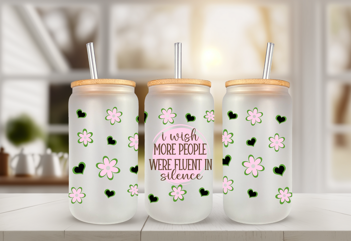 Fluent In Silence 16oz Libbey