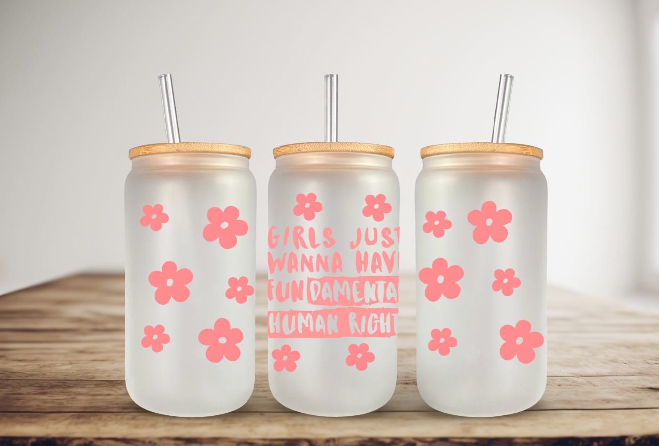 Girls Just Wanna 16oz Libbey
