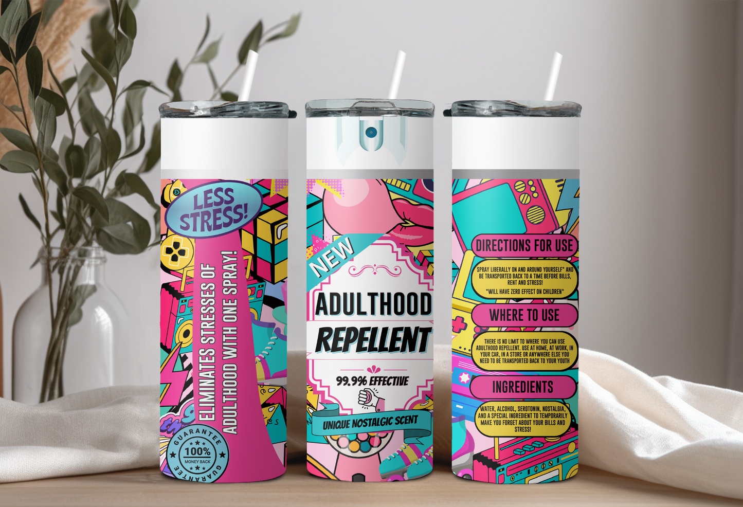 Adulthood Repellent 20oz Tumbler