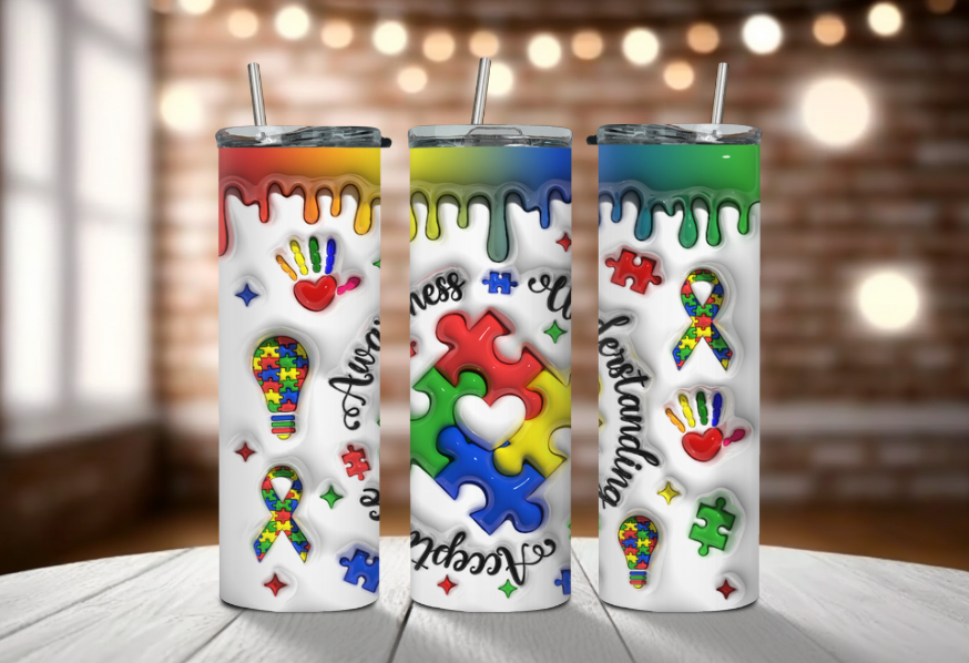Autism Awareness 20oz Tumbler