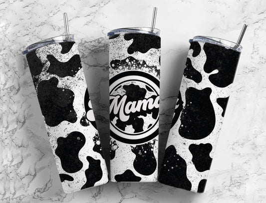 MAMA Cow Print 20oz Tumbler