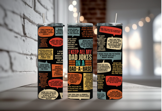 Dad Jokes 20oz Tumbler