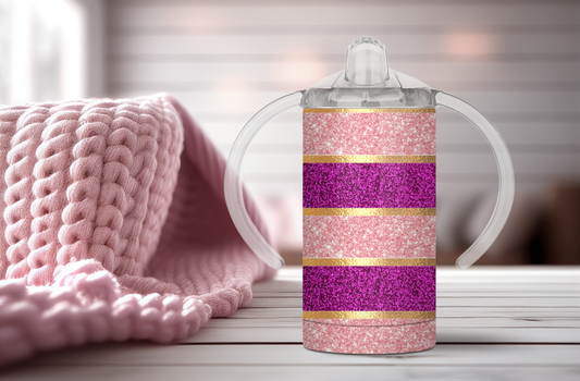 Pink Glitter 12oz Tumbler