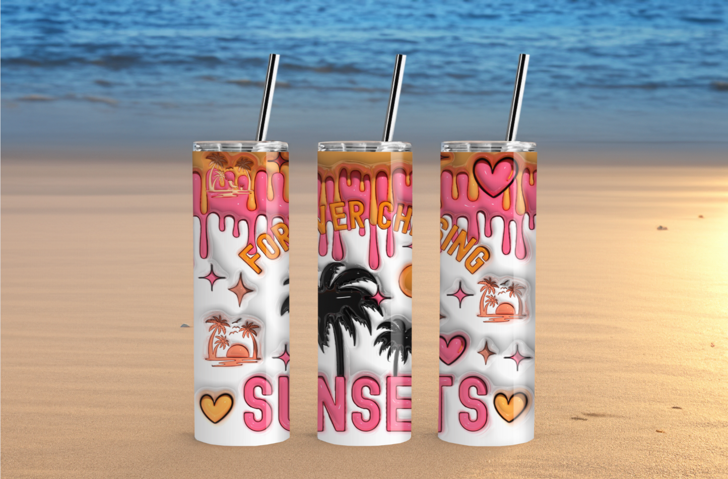 Forever Chasing Sunsets 20oz Tumbler
