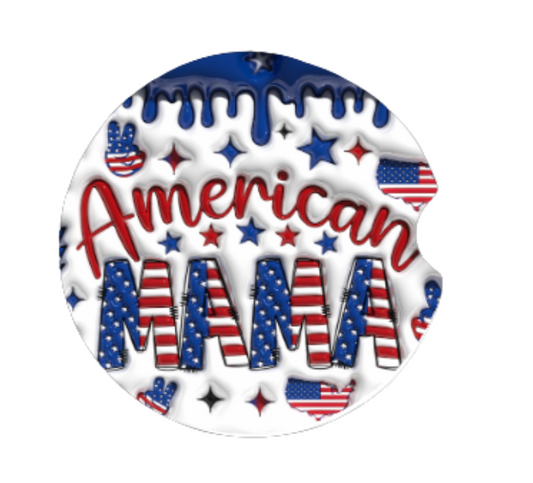 American Mama Car Coasters