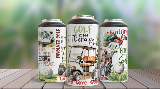 16oz Golfing Can Cooler