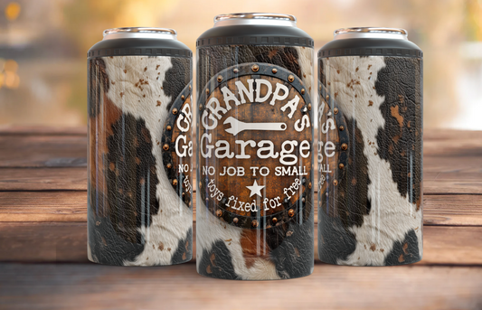 16oz Grandpa's Garage Can Cooler