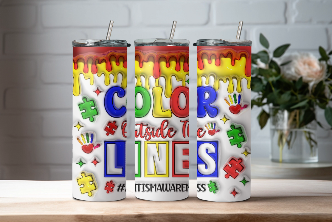 Color Outside the Lines 20oz Tumbler